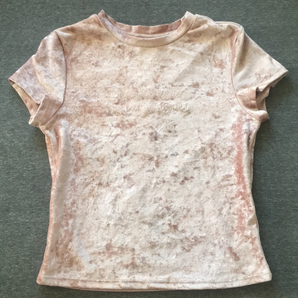 Pass The Tissues We've All Got Issues Velvet Crop